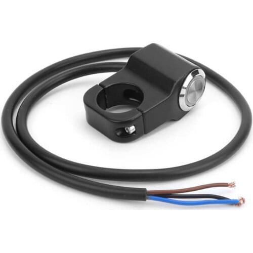Handlebar Switch Push Button W/Light Reset Lock Universal for Motorcycle with 22mm Handlebar Universal accessories
