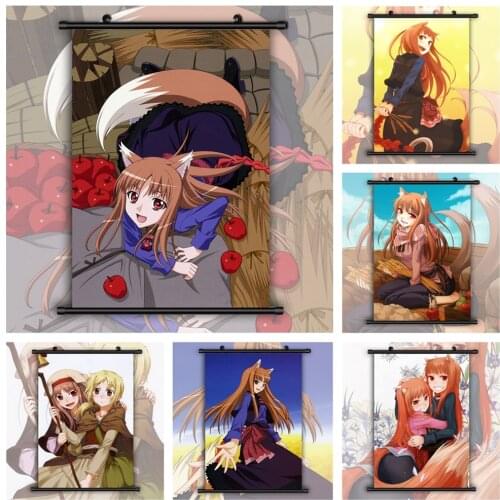 WTQ Spice and Wolf Holo Horo Anime Manga HD Print Canvas Painting Anime Posters Wall Decor Posters Wall Art Picture Home Decor