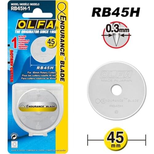 Japanese Original Imported OLFA RB45H-1 Hob 45mm Cloth Cutting Round Blade 1 Piece