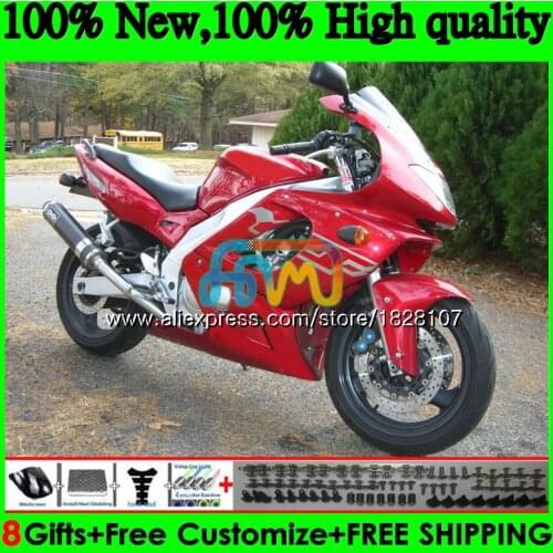 YZF 600R For YAMAHA Thundercat YZF600R Factory red 96 02 03 04 05 06 07 73BS.38 YZF-600R 2002 2003 2004 2005 2006 2007 Fairing