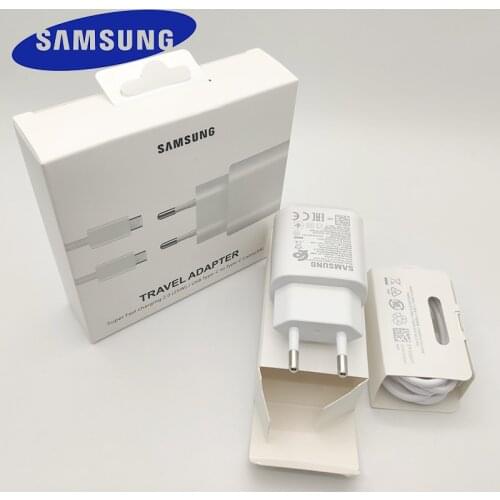 Samsung note 10 Charger 25W EU Super Fast Charging power adapter for Galaxy note 10 Plus 5G S30 S21 S20 Ultra S10 S9 S8 Plus