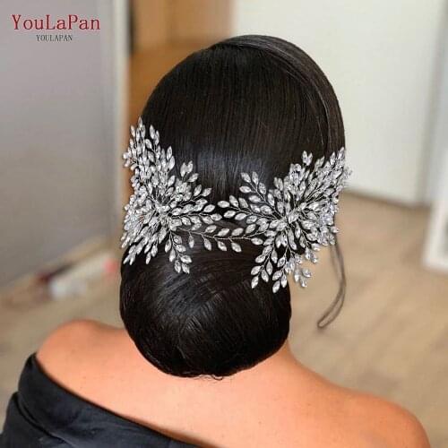 YouLaPan HP392 Handmade Rhinestone Hair Comb Bridal Tiara Trendy Bridesmaid Headpiece Wedding Hair Jewelry Accessories for Women