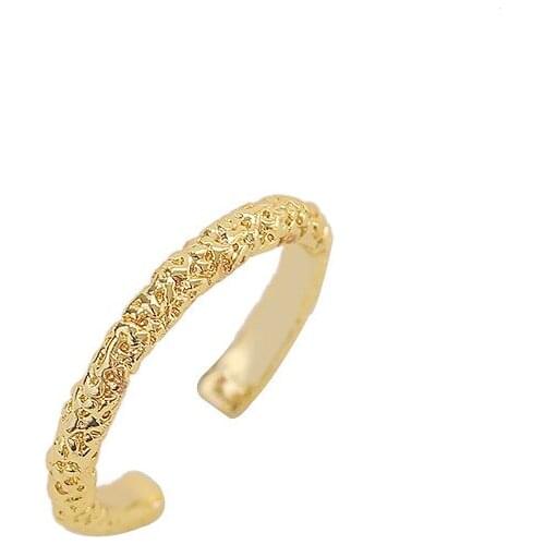 Sweet Girl Ring 2021 Fashion New Acrylic Simple And Versatile Opening Matte Texture Ring Adjustment Index Finger Ring Womens