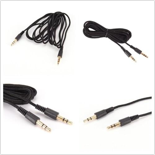 1Pc 2M Male To Male 3.5mm Car Aux Auxiliary Cord Stereo Audio Cable For iPhone For iPod MP3