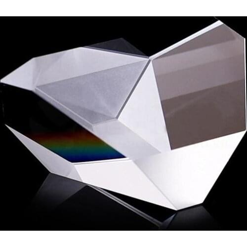 49x22.8x17.2mm Optical Glass Right Angle Roof Prism K9 Light Spectrum Physics Medicine