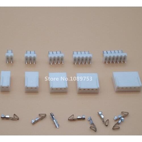 50sets/lot KF2510 2,3,4,5,6p Straight Pin header + housing + terminal 2.54mm connector