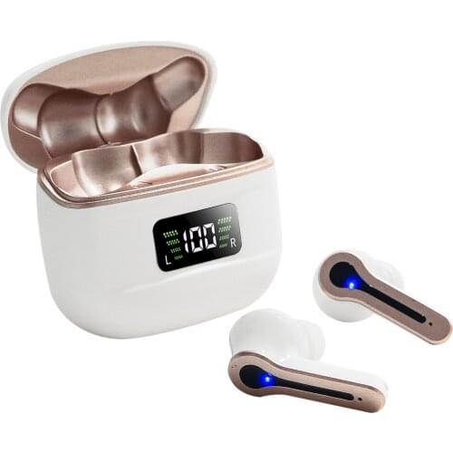 A1 TWS ANC Bluetooth 5.0 True Wireless Headphones Mini Bass Earphones Waterproof Headset Sports Earbuds With Charging Case