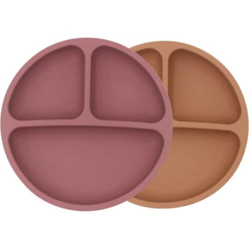 Baby Safe Silicone Dining Plate Cute Children DishesToddle Training Tableware Kids Feeding Bowls