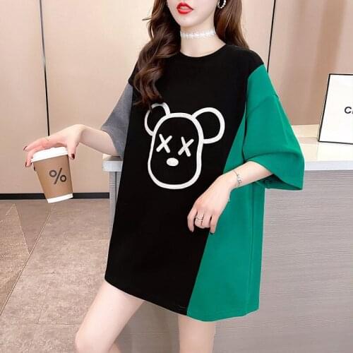 Short-Sleeved T-Shirt Top Summer New All-Match Bottoming Shirt Clothes Student Korean Loose