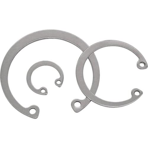 GB893 M8 M9 M10 M11-M40 C Type Elastic Ring Circlip Snap Retaining Washer 304 Stainless Steel Inner Circlips