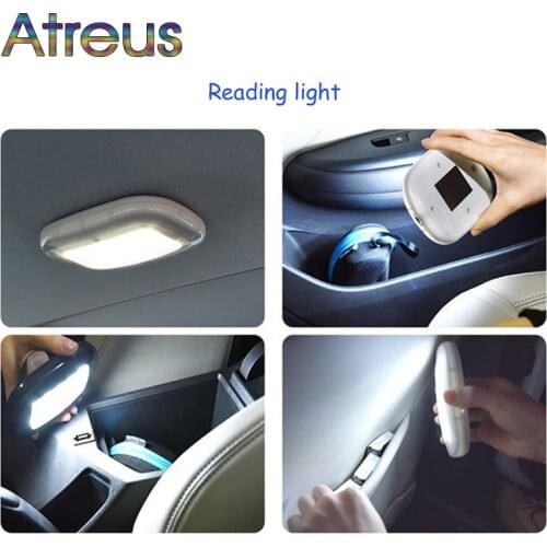 12V DIY Car LED reading light Trunk ceiling lamp for Ford Focus 2 3 VW Passat B6 B5 B7 T4 Skoda Rapid Fabia Octavia A5 A7