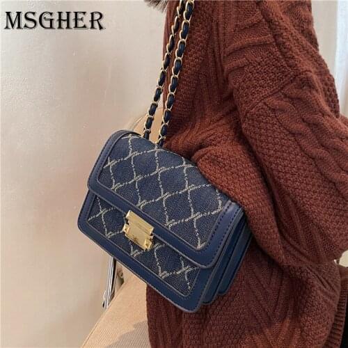 Letter Print Small PU Leather Crossbody Shoulder Bags For Women 2021 Box Handbags and Purses Luxury Totes Brazilian