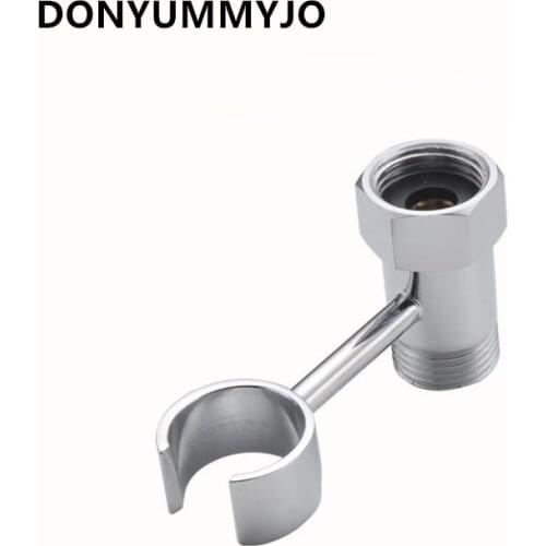 DONYUMMYJO 1pc Copper Free Drilling Bidet Spray Gun Shower Bracket Seat For Bathroom Hand Sprayer