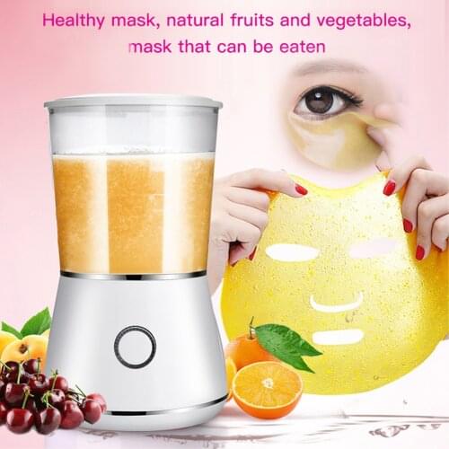 Mini Automatic Facial Mask Machine Device Home DIY Natural Collagen Fruit Face Mask Maker Facial SPA Beauty Skin Care Tool