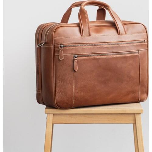 Maletines Japan Style Men Leather Briefcase Genuine Leather Cuero Messenger Bag Shoulder Hombre Laptop Bag For Men