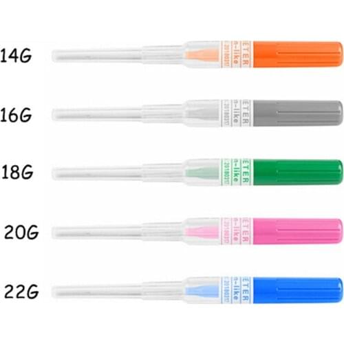 Catheter Piercing Needles 14g 16g 18g 20g Ear Nose Piercing Needles Kit Piercing Sterilized Body Piercing Tattoo Needles Tools