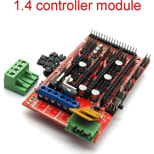 RAMPS 1.4 Control Board Panel Part Motherboard 3D Printers Parts Shield Red Black Controls Ramps1.4 Boards Accessories