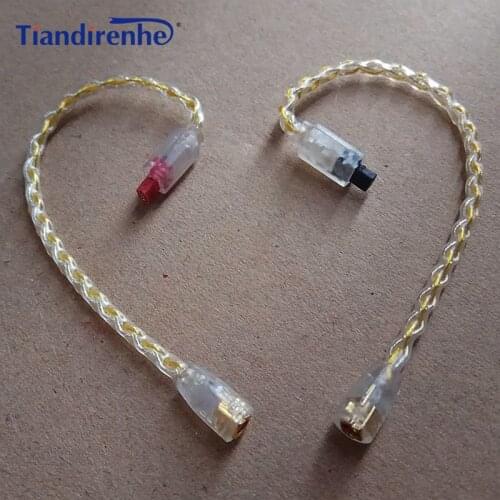 MMCX Female 0.78mm 2 pin IM04 IE80 A2DC MMCX Male Earphone Headset Cable Adapter for shure SE215 SE535 SE846 IE80 CKS1100 E40