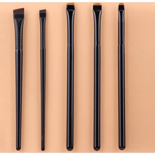 Professional Eye Makeup Brush Flat Eyeliner Brush Eyebrow Application Lip Makeup Brush Eye Patch Makeup Tools
