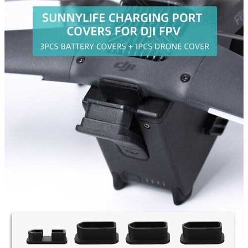 Dustproof Plug Silicone Protective Cover For DJI FPV Drone Battery Charging Port Protector for DJI FPV Drone Accessories