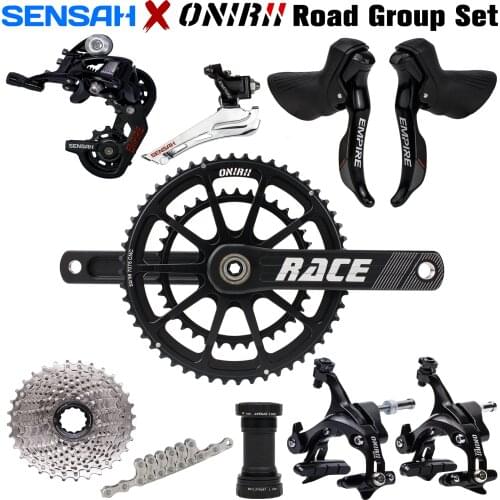 SENSAH EMPIRE 2x11 Speed 22s Road Groupset Sti Kit RACEWORK Crank + Cassette Chain Shifter Derailleur Rim Brake UT 105 R7000