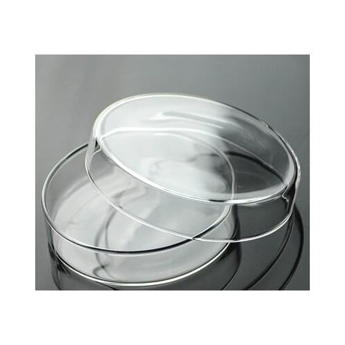 75mm Glass Petri Dish With Cover Clear And Smooth High Quality pack 5