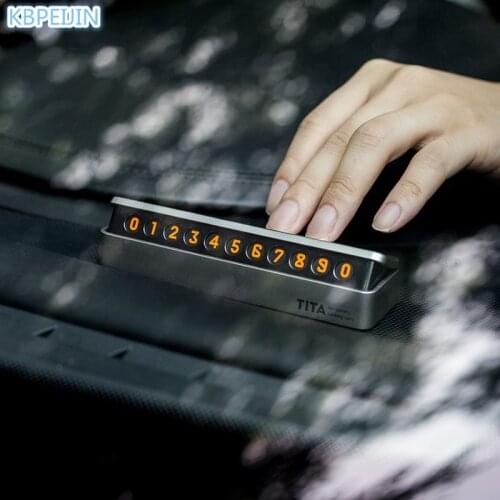 Upscale Drawer style easy to disassemble Car Temporary Parking Card for Vw polo tiguan golf 7 4 6 passat b6 b5 b7 t5 accessories