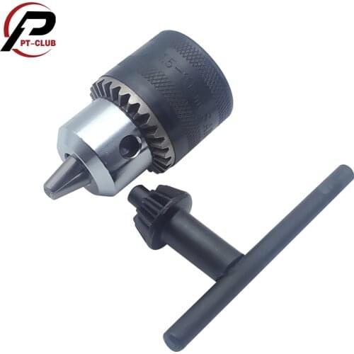 Heavy Duty Electric Drill Chuck Capacity 1.5-10mm Thread 3/8-24UNF Metal Stable For Power Tools