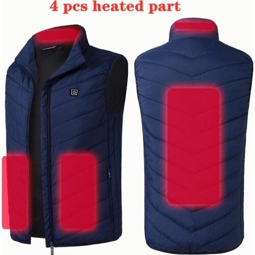 Outdoor Electric Heated Jacket Vest Men Women Usb Heater Tactical Waistcoat Thermal Warm fishing Vest Hunting Hiking Vest Winter