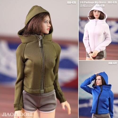 In stock 1/6 Soldier model accessories clothes 12-inch movable doll female rubberized body sports slim coat TBL