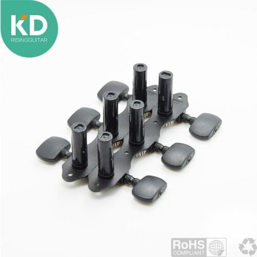In Stock 2 PC Per Set High End Classical Guitar Tuning Pegs Machine Heads Black Color Up Grade Parts