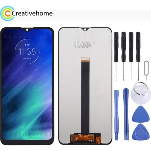 High Quality LCD Screen and Digitizer Full Assembly With / Without Frame For Motorola One Fusion