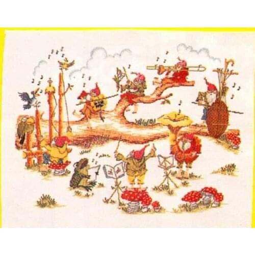 Gold Collection Counted Cross Stitch Kit Outdoor Concert Music Home Style Lan 33603