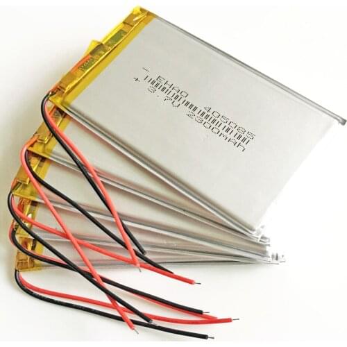 10 pcs 3.7V 2300mAh 405085 Lithium Polymer LiPo Rechargeable Battery cells fit For Mp3 GPS PSP PAD DVD Power bank PC Speaker