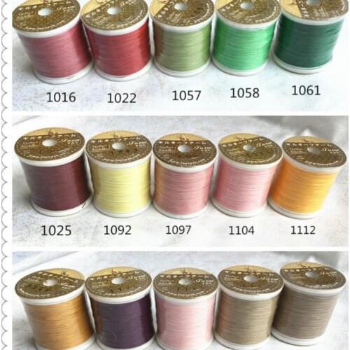1200 Yards/6 Pcs/lot Most Free Shipping Pure Cotton Pressing Thread Line for Art Diy Hand Machine Seam Wholesale