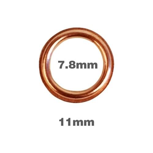 20PCS/50PCS/100PCS Injector gasket For Mitsubishi Delica Pajero L200 L400 MD070718 4D56 4M40 4D65, 4D68, 4D55