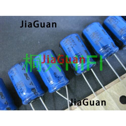 20PCS NEW VISHAY BC KO151 350V4.7UF 10X16MM electrolytic capacitor KO 151 4.7UF 350V 151KO 4.7uF/350V PH 350v 4.7uf