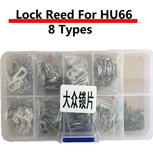 200PCS/LOT Car Lock Reed HU66 Plate For AUDI VW Volkswagen Plate NO 1.2.3.4,11.12.13.14 Each 25pcs For VW Lock Repair Kits