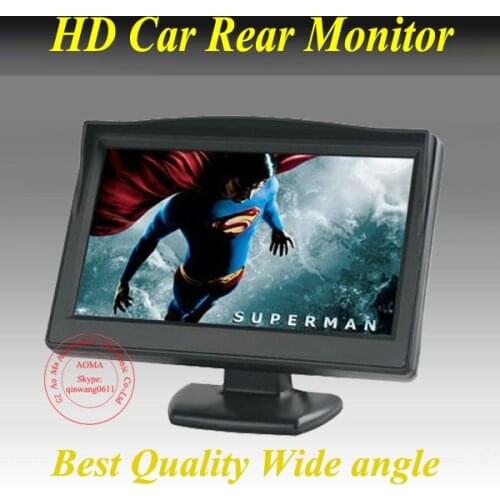 5.3 Inch TFT-LCD 960 x 240 Car Rearview Reverse Monitor For Parking with 2-channel Video Input, Free Shipping