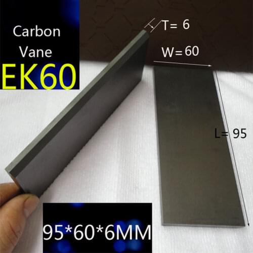 6*60*95 mm Graphite carbon vane in Fuel pump /graphite block vane & rotor for Air Pump