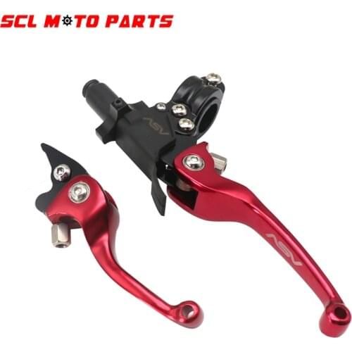 ALconstar-ASV F3 2nd Short Brake & Clutch Handlebar Lever for Motocross Pitbike Dirt Pit Bike Universal Motorcycle Parts