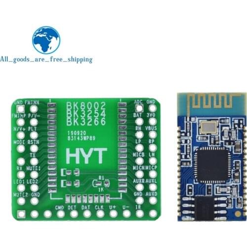 Bluetooth Stereo Audio Module Transmission BK8000L expansion board AT Commands SPP Bluetooth Speaker Amplifier DIY