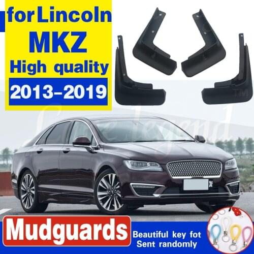 Set Molded Car Mud Flaps For Lincoln MKZ 2014 2015 2016 2017 2018 Mudflaps Splash Guards Mud Flap Mudguards Fender Front Rear