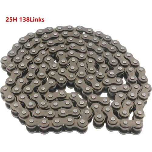Chain 25H 138 Links with Spare Master Link For 47cc 49cc ATV Quad Mini Dirt Pocket Bikes Minimoto Motorcycle