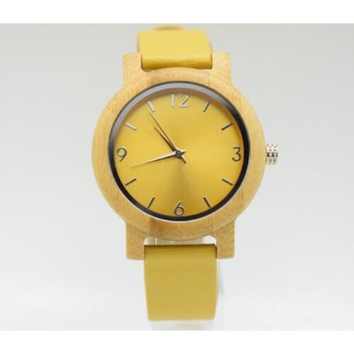 Lovers Watches Wooden Timepieces Handmade Cork Strap Bamboo Women Watch Luxury in Box Custom Logo Drop Shipping