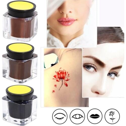 ATOMUS Professional Eyebrow Tattoo Ink Microblading Pigment Permanent Makeup Eyebrow Tattoo Ink For Beginners Training 15g TSLM2