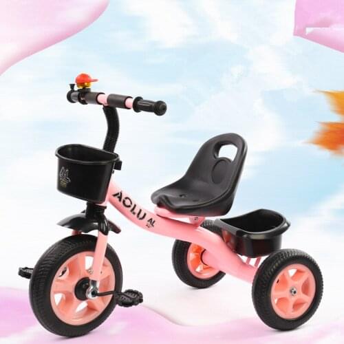 Children Bicycle Tricycle 2-6 Years Old Carbon Steel Frame Boys and Girls Kid Pedal Tricycle Baby Walker Riding Toys