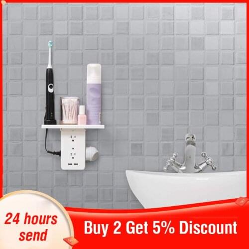 EU US Socket Usb Wall Socket Shelf Multi Plug Power Socket Power Cube Outlets Universal Socket Electrical Socket Surge Protector