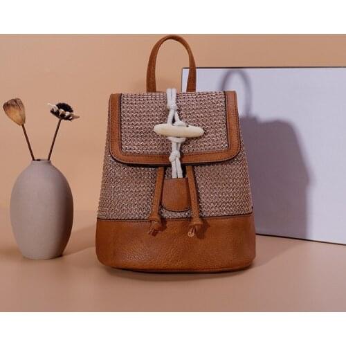 Gold Catalpa Backpacks For Women