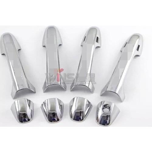 Chrome Door Handle Cover For Toyota Highlander XU50 2014 2015 2016 2017 2018 SUV Styling Accessories